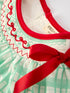 christmas-baby-girl-smock-embroidery-green-plaid-romper-Sophia's Style--3